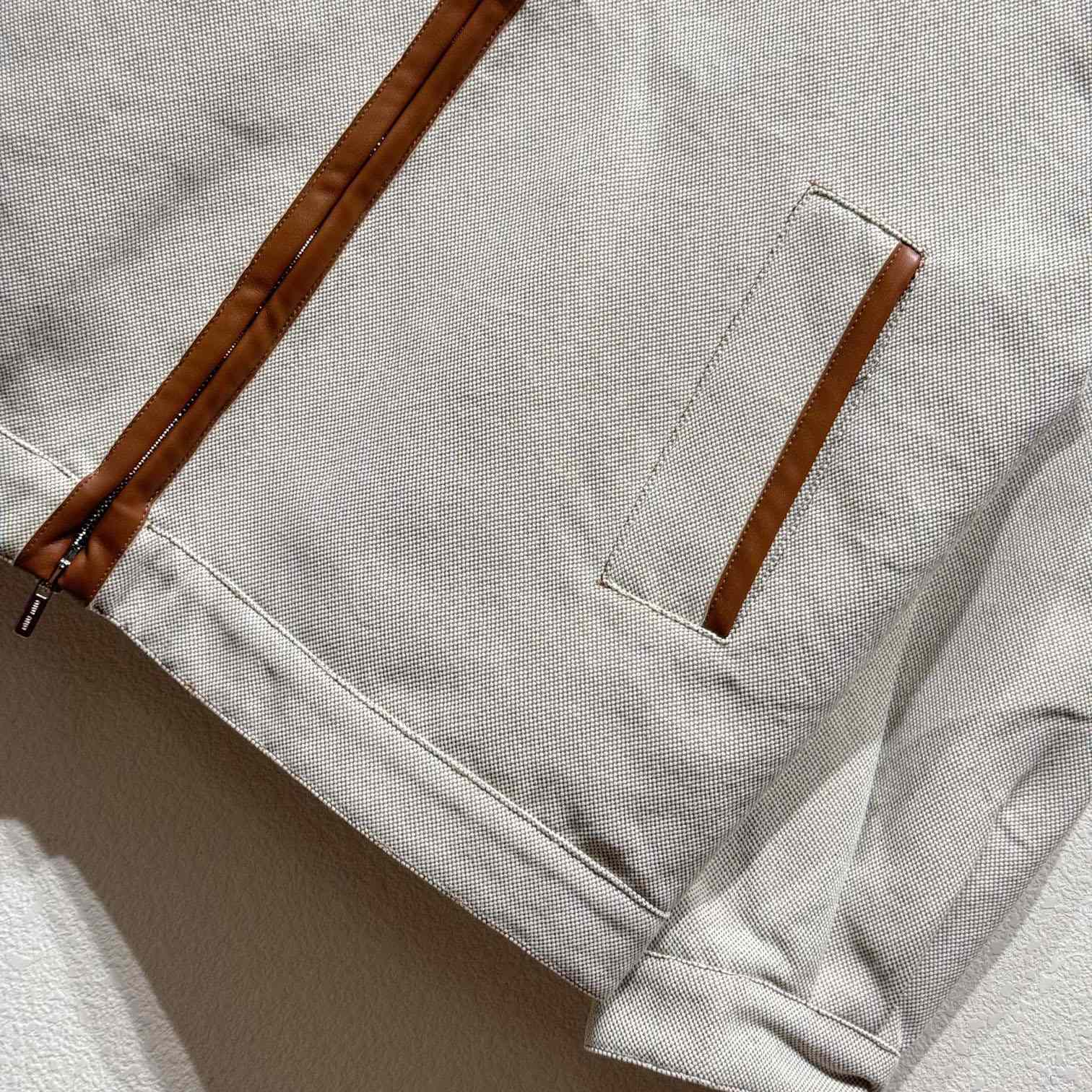 Miu Miu Jacquard Canvas Blouson Jacket - FashionPlug