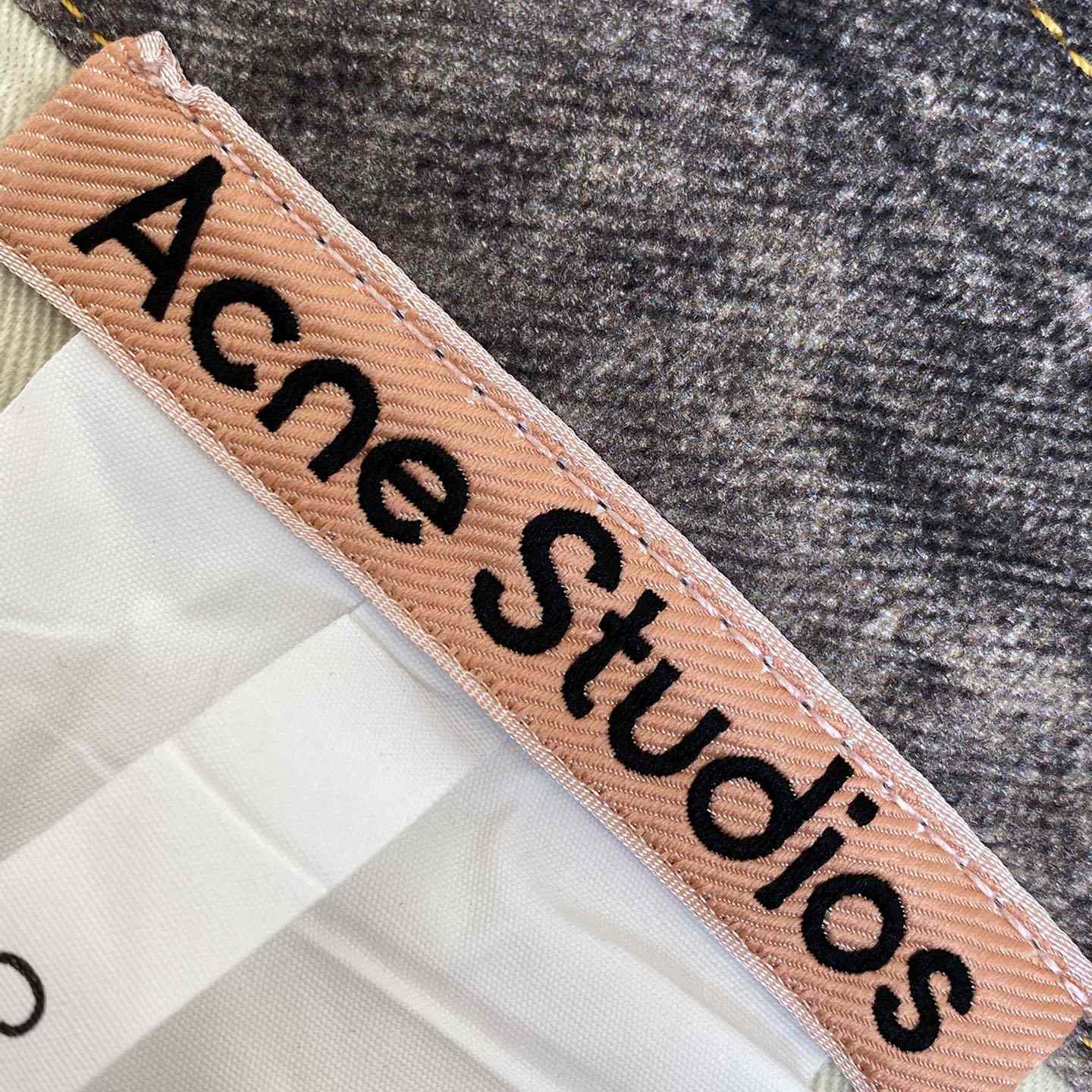 Acne Studios Paint Splatter Denim - FashionPlug