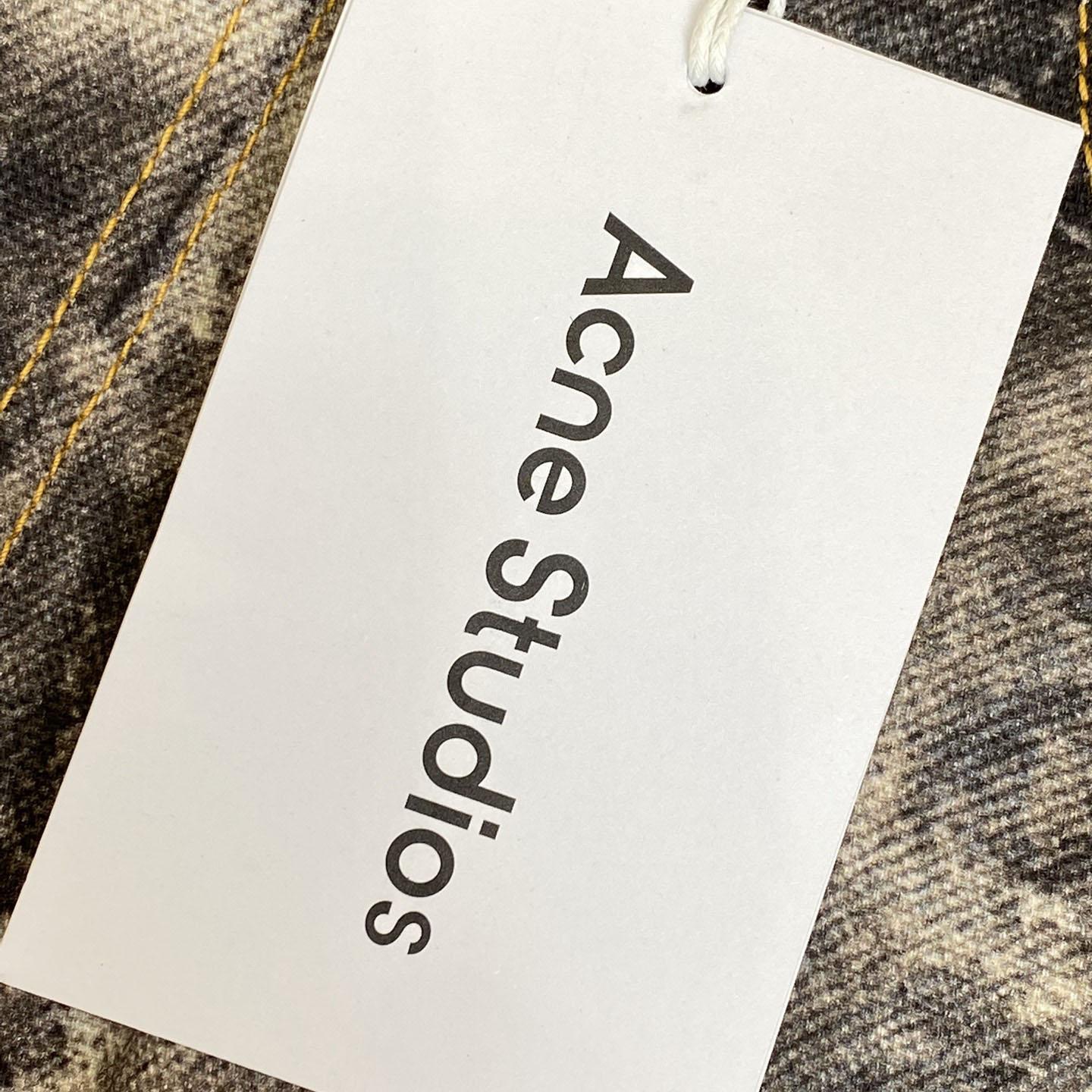 Acne Studios Paint Splatter Denim - FashionPlug