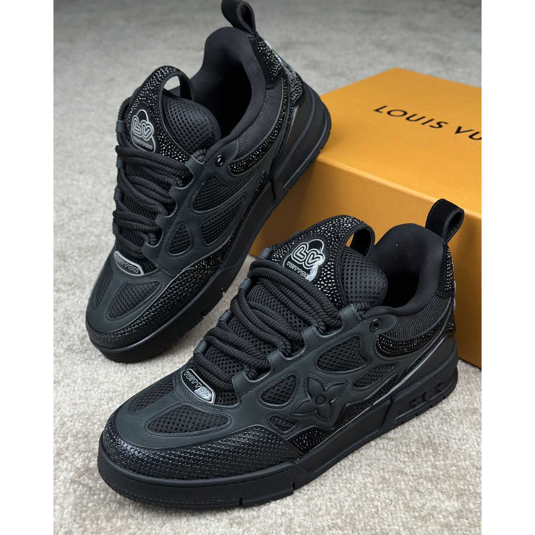 Louis Vuitton LV Trainer Sneaker   - FashionPlug