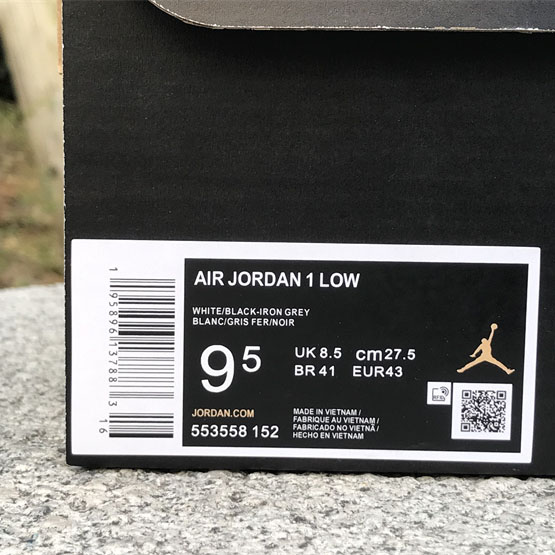 Air Jordan 1 Low Sneaker  553558-152 - FashionPlug