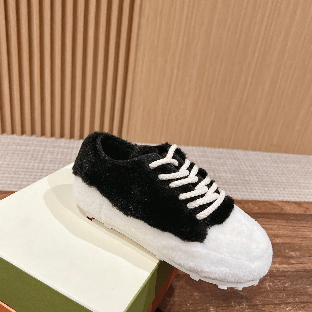 Marni Black Teddy Tennis Sneaker - FashionPlug