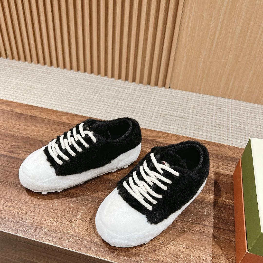 Marni Black Teddy Tennis Sneaker - FashionPlug