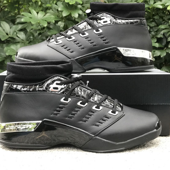 Jordan Air yordan 17 0G Low Black Chrome Sneaker    303891-004 - FashionPlug