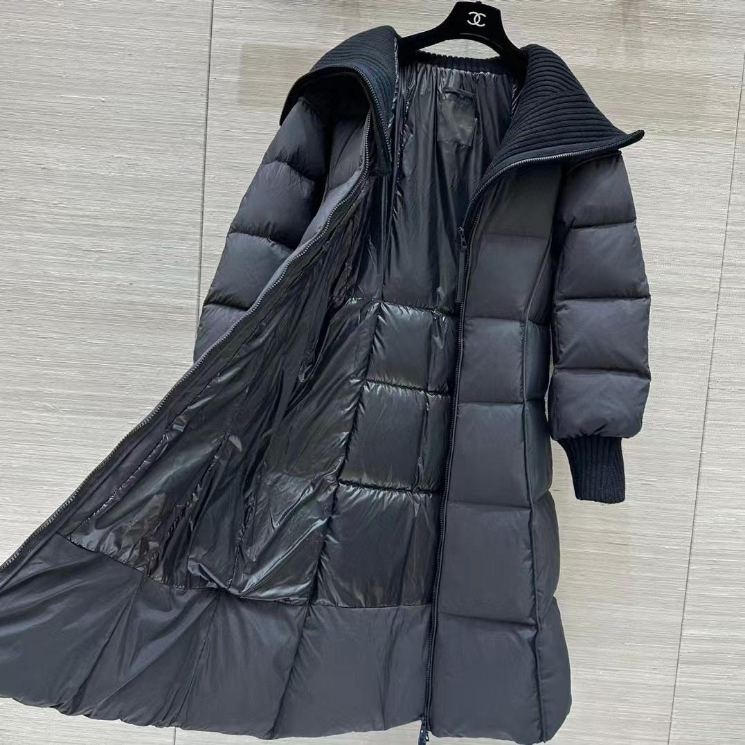 Moncler Brerelle Long Down Jacket - FashionPlug