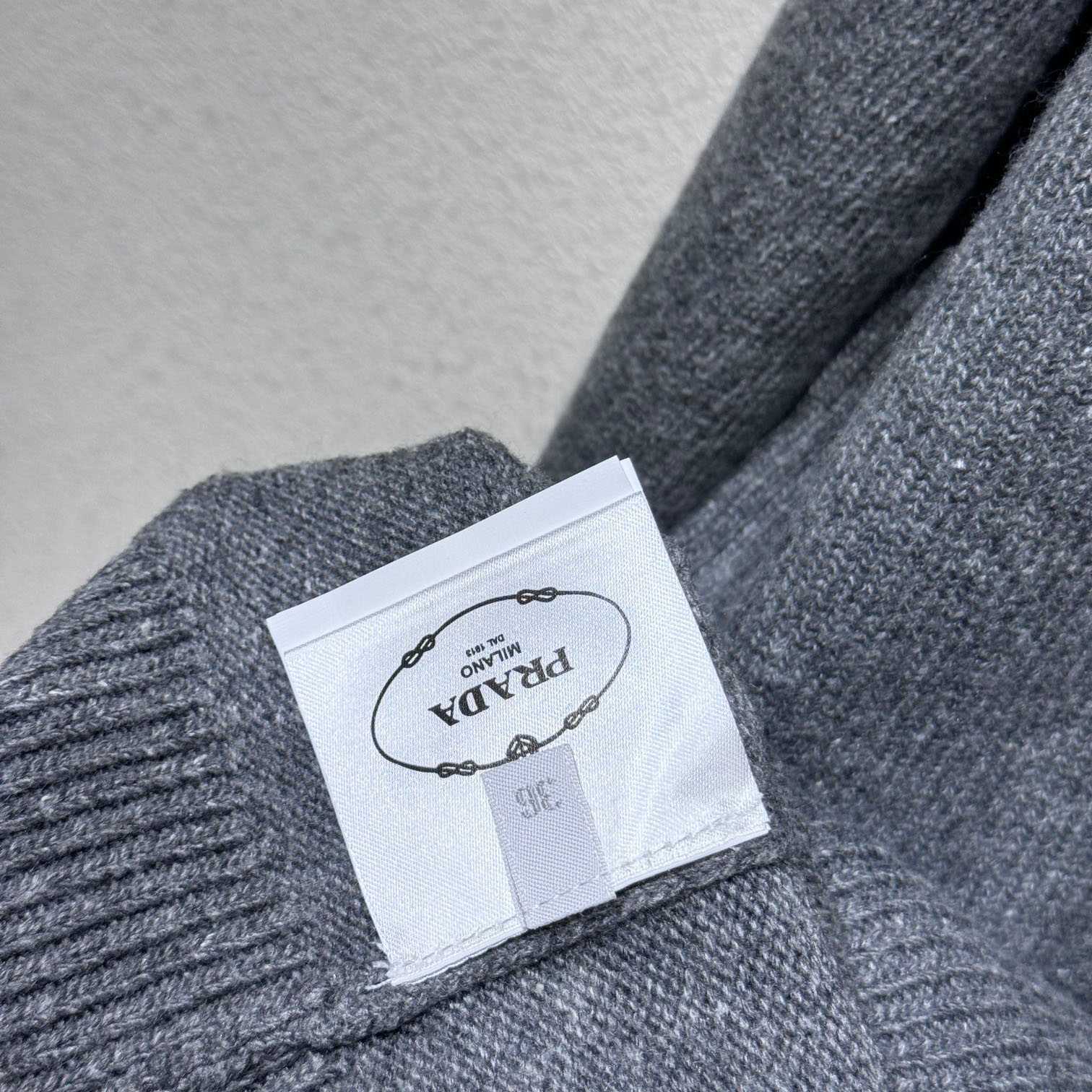 Prada Logo-embroidered Cashmere Cardigan - FashionPlug