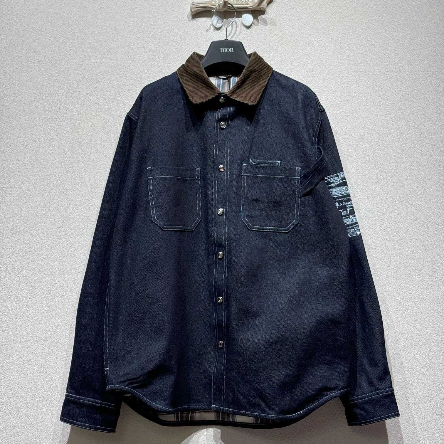 Dior Denim Shirt  - FashionPlug