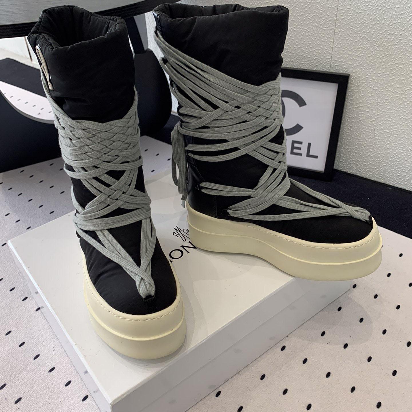 Moncler x Rick Owens Bigrocks Padded Boots - FashionPlug