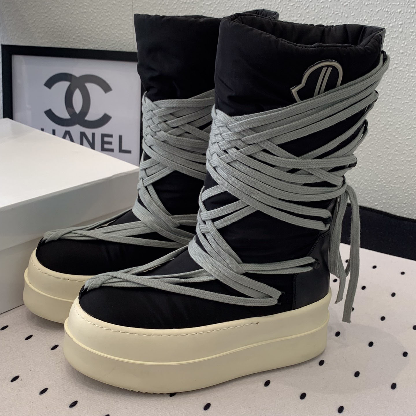 Moncler x Rick Owens Bigrocks Padded Boots - FashionPlug