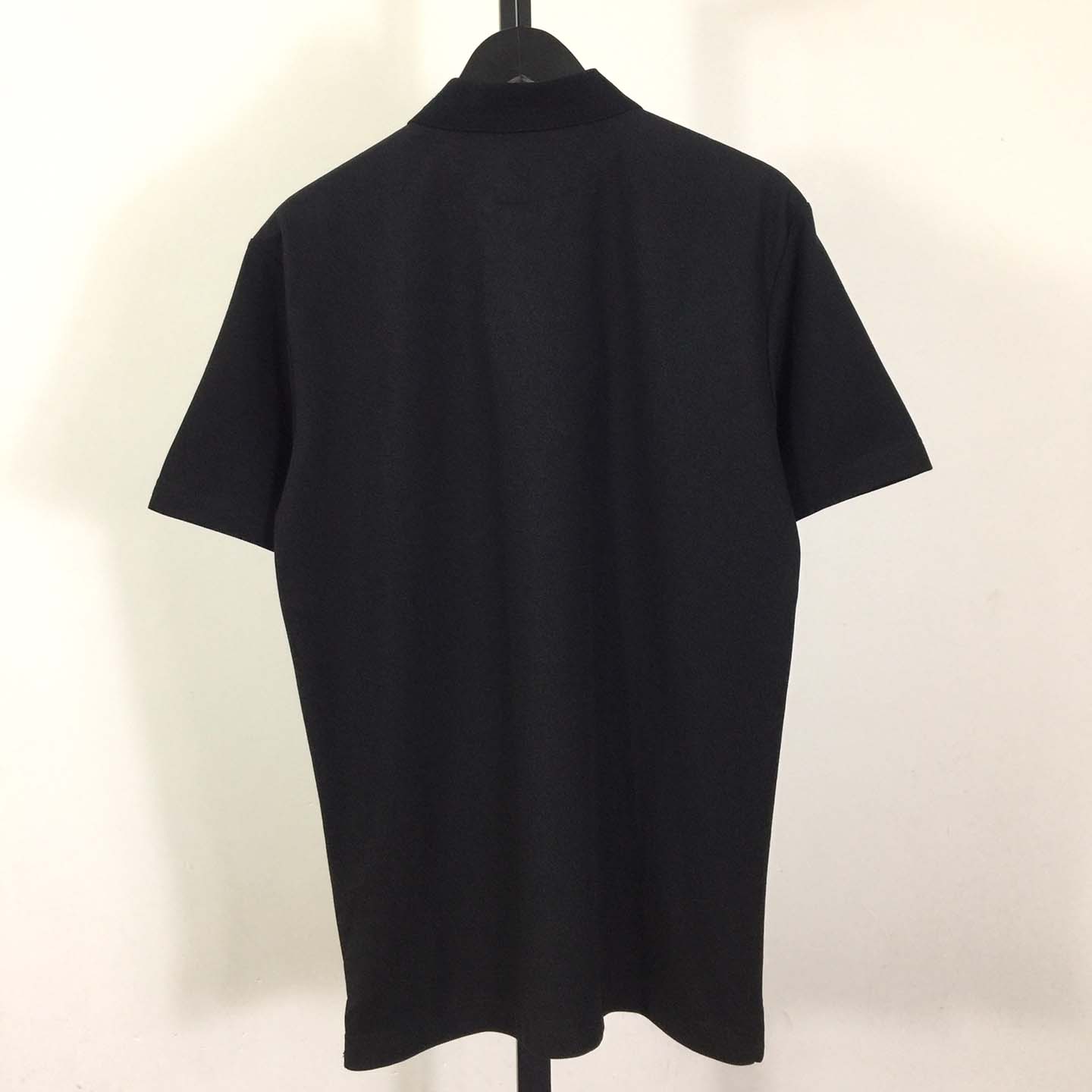 Prada Triangle-logo Cotton Polo Shirt - FashionPlug
