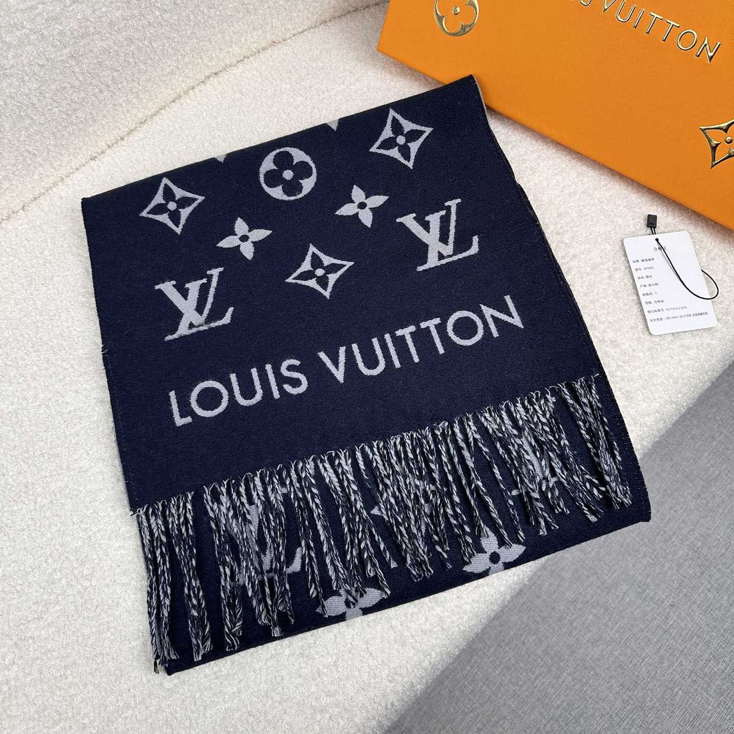 Louis Vuitton All About Monogram Scarf  M79130 - FashionPlug