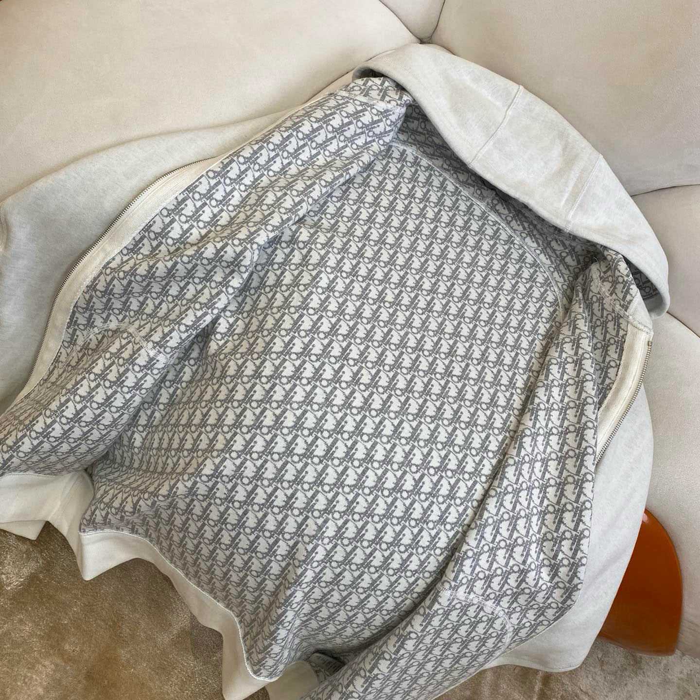 Dior Oblique Jacquard Lined Hoodie - FashionPlug