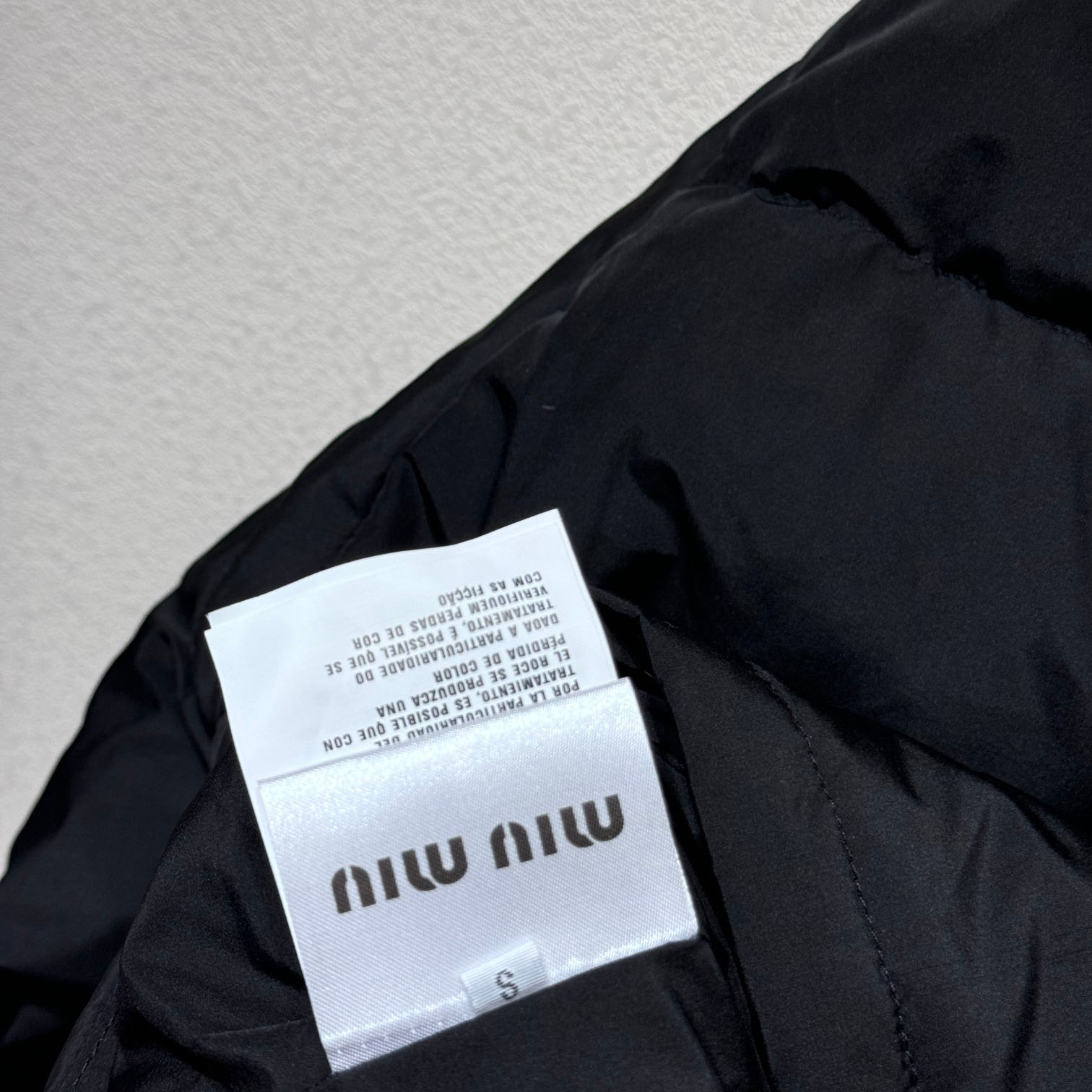 Miu Miu Cropped Down Jacket - FashionPlug