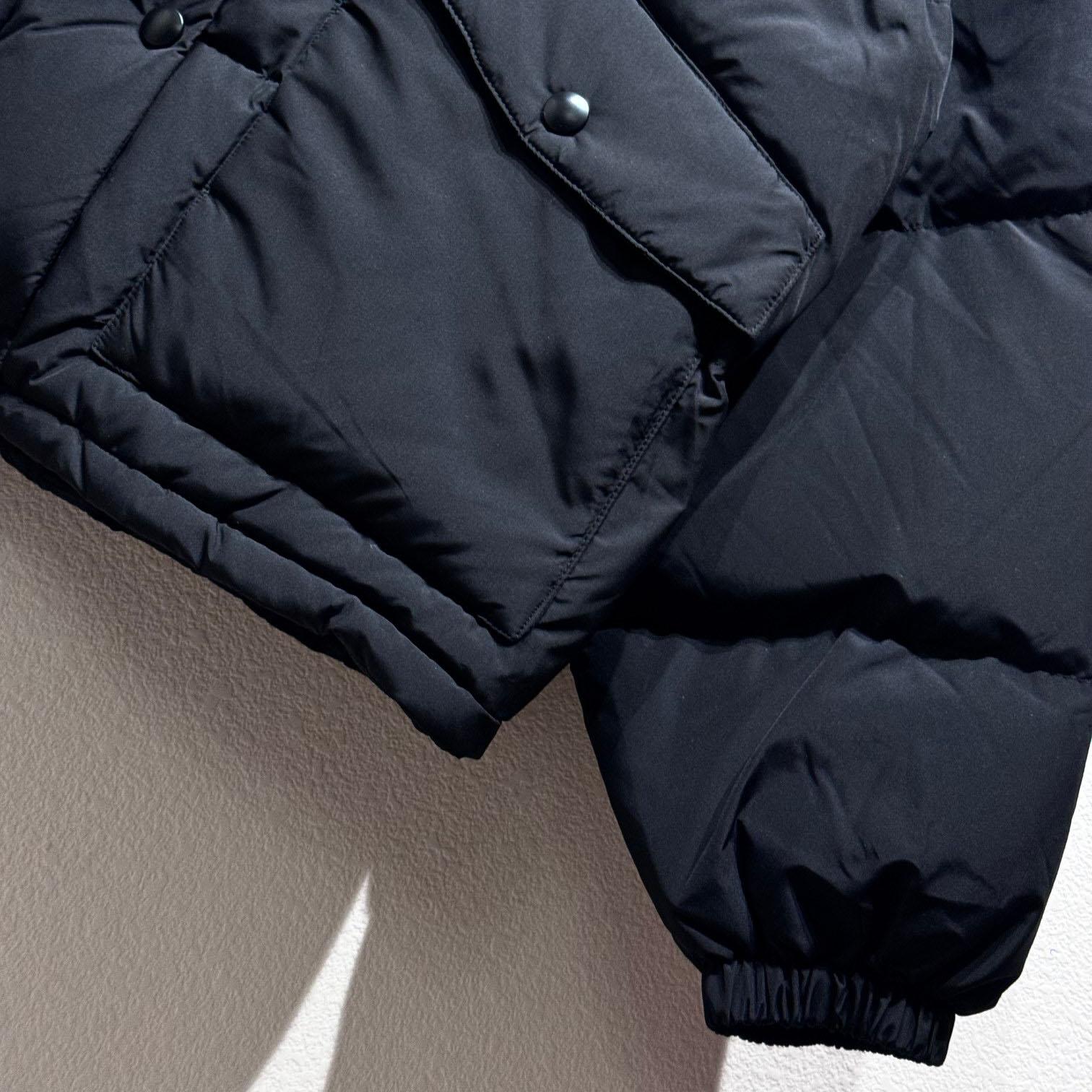 Miu Miu Cropped Down Jacket - FashionPlug