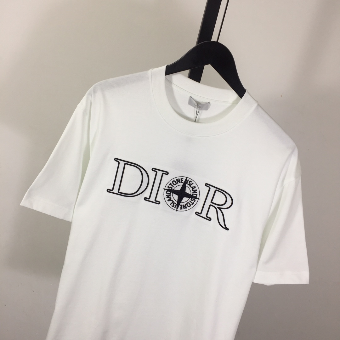 Dior Stone Island T-shirt - FashionPlug
