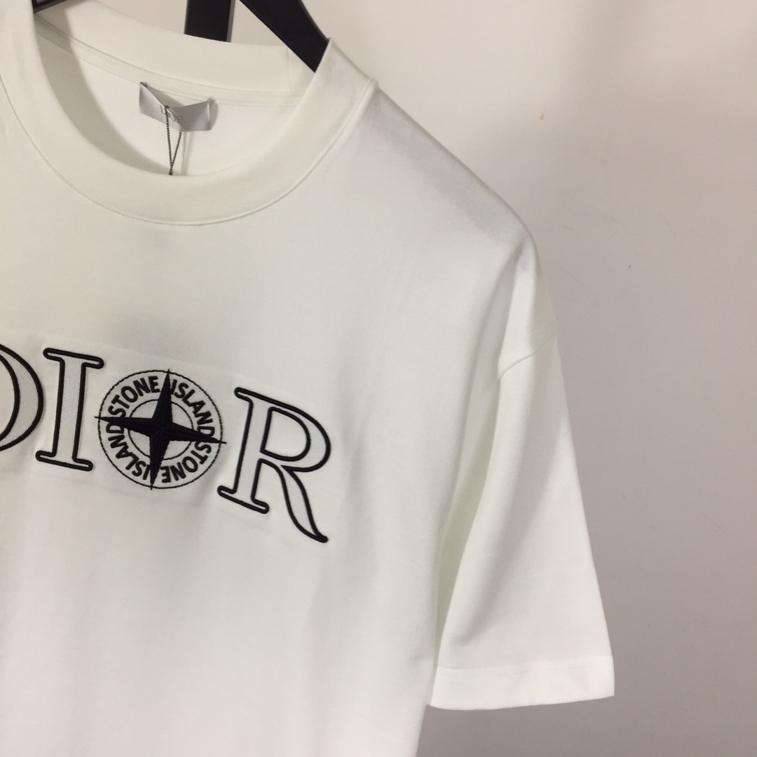 Dior Stone Island T-shirt - FashionPlug