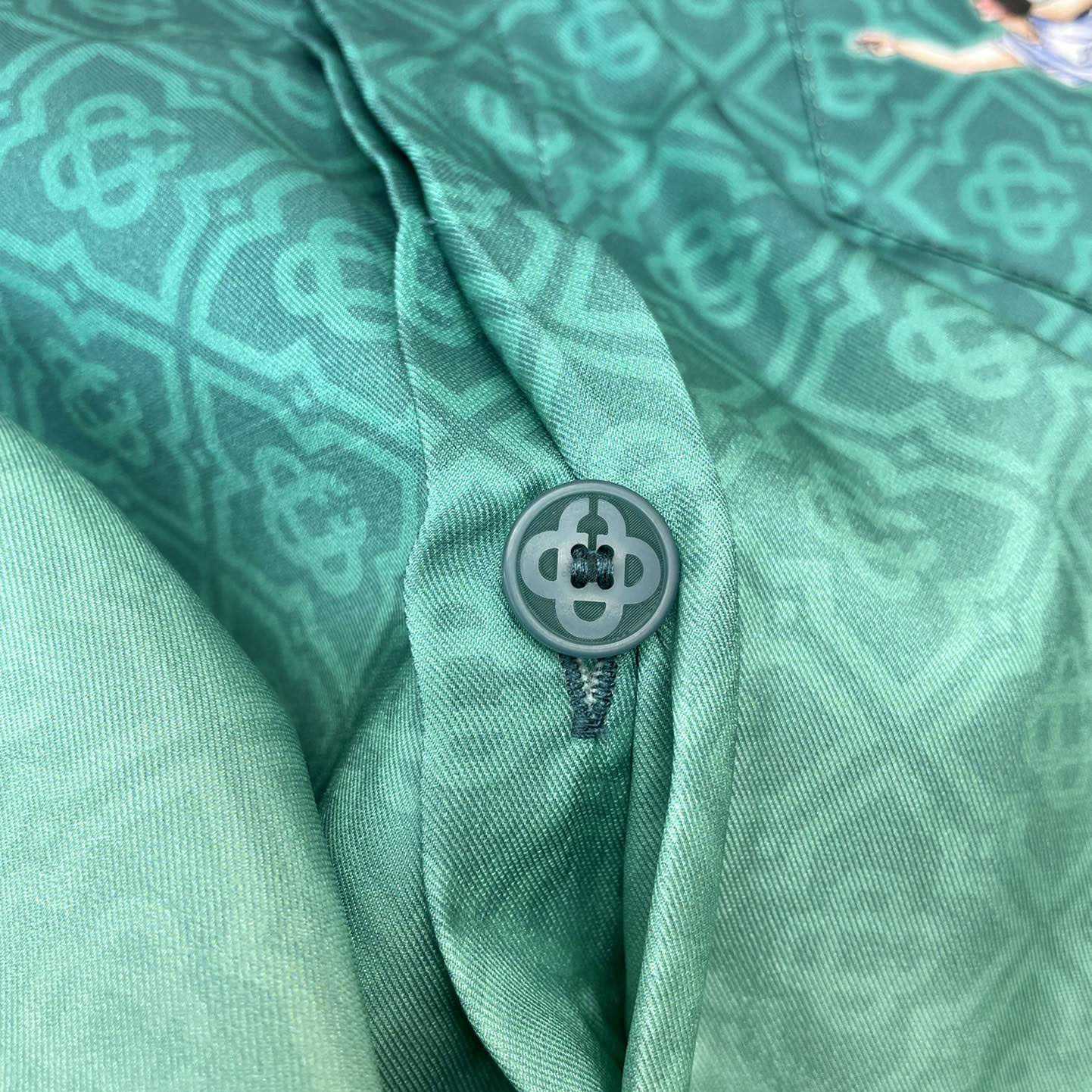 Casablanca Flying Angel Silk Shirt    CA3504 - FashionPlug