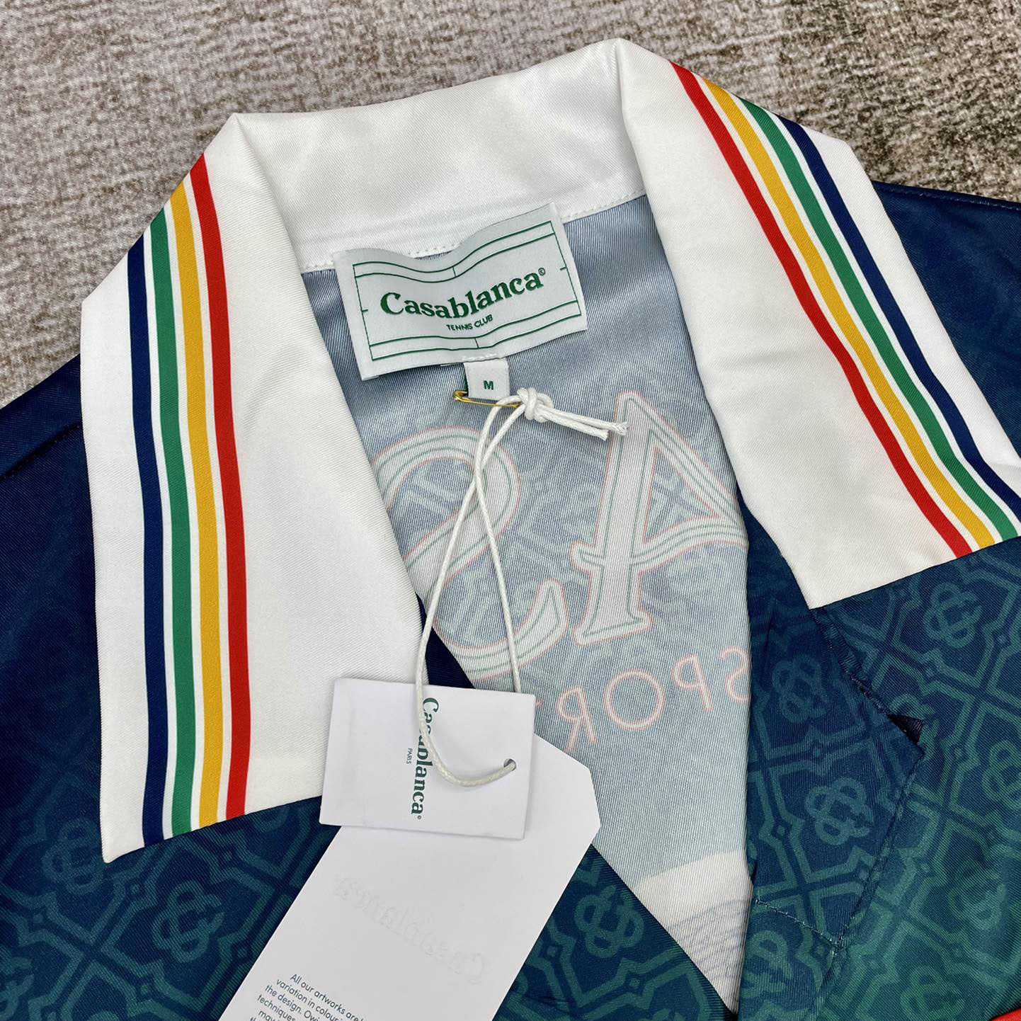 Casablanca Flying Angel Silk Shirt    CA3504 - FashionPlug