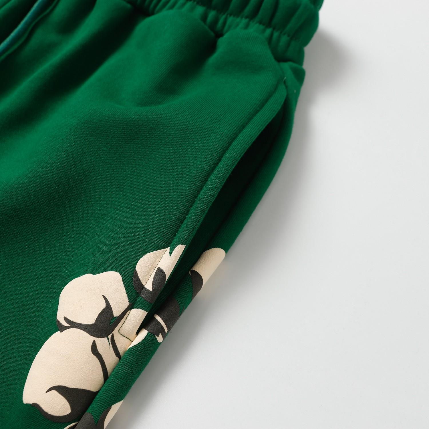 Denim Tears Cactus Tears Wreath Sweatpants Green - FashionPlug