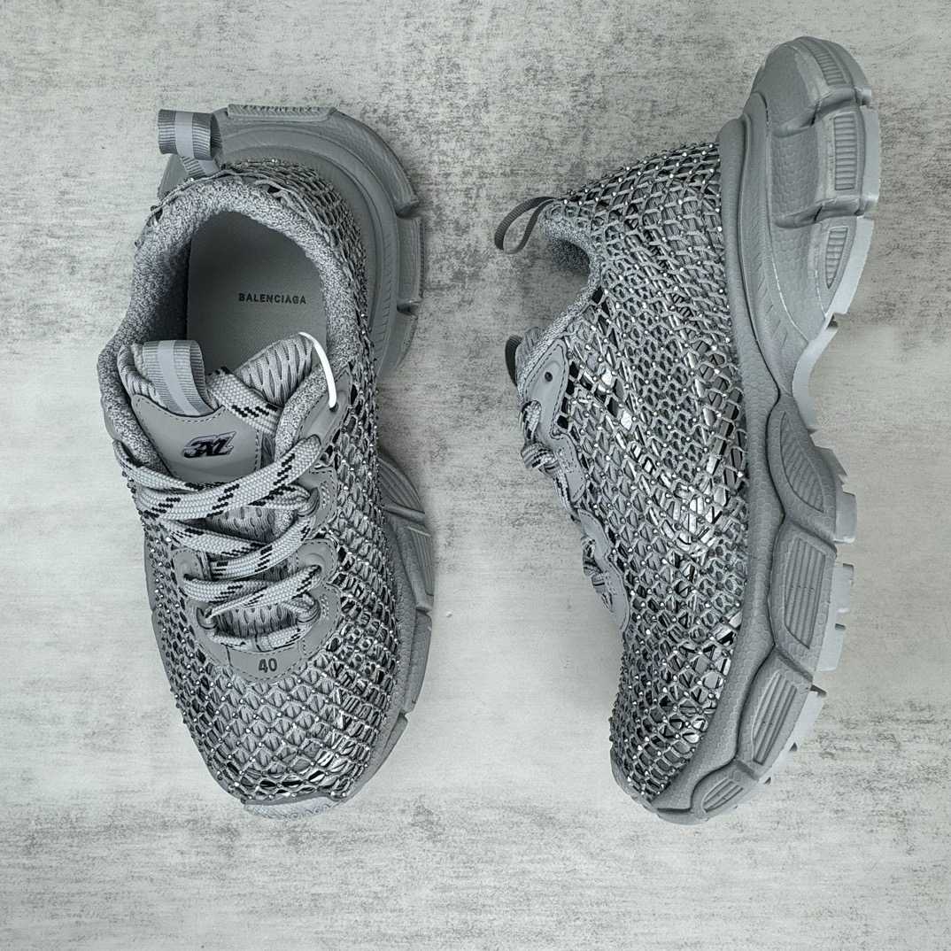 Balenciaga 3XL Fishnet Sneaker - FashionPlug