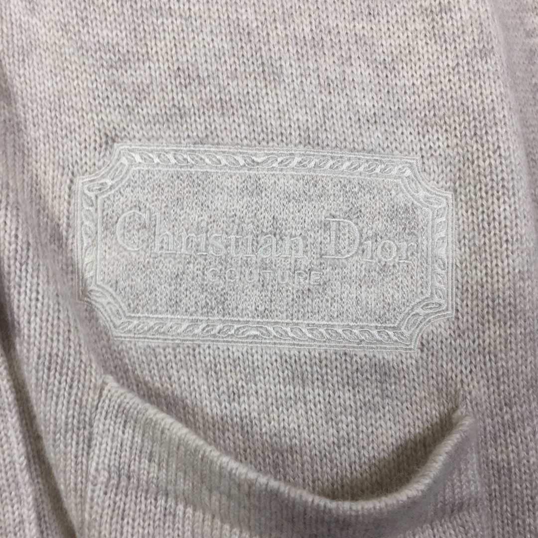 Dior Embroidered Logo Cashmere Cardigan - FashionPlug