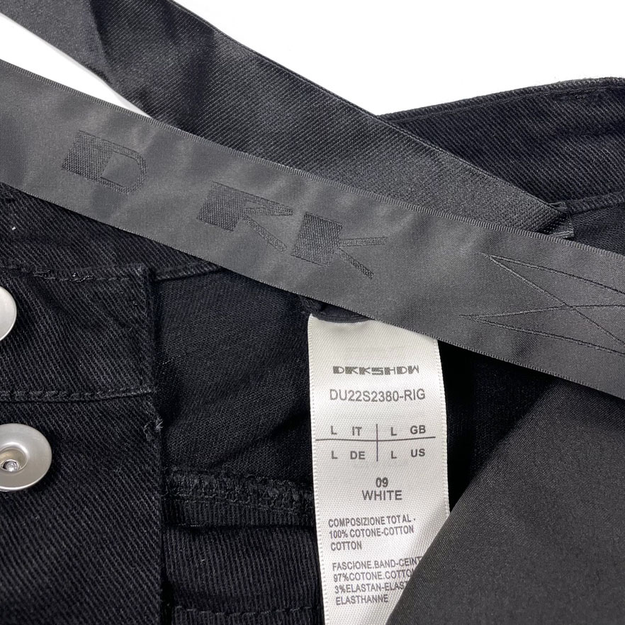 Rick Owens DRKSHDW Bolan Banana Jeans 'Black' - FashionPlug