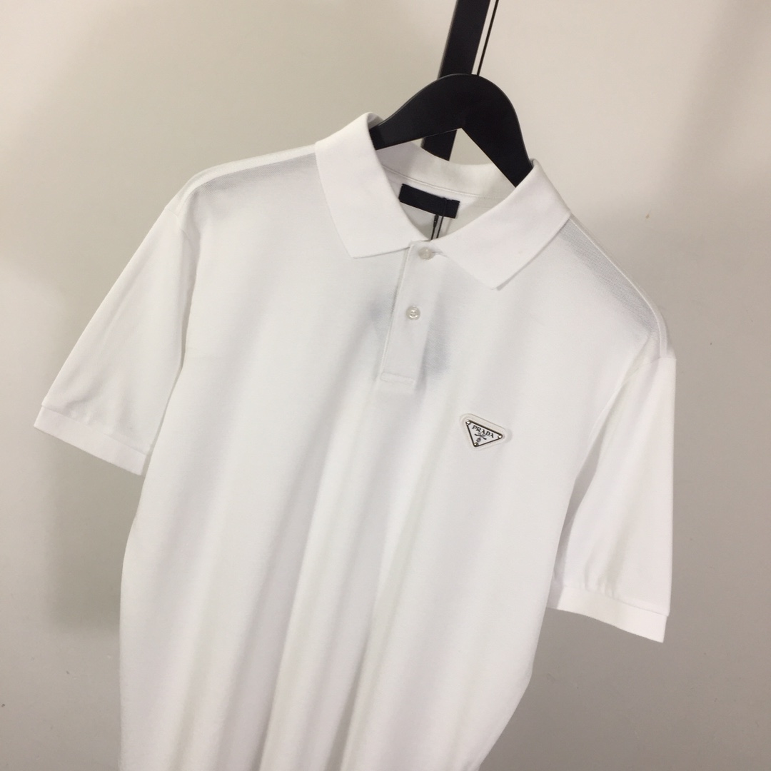 Prada Cotton Polo Shirt  - FashionPlug