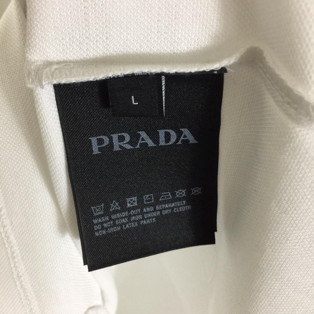 Prada Cotton Polo Shirt  - FashionPlug