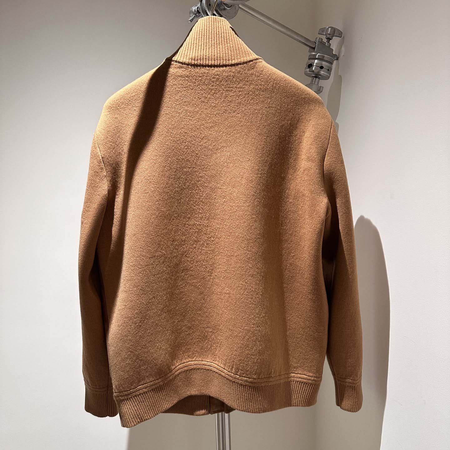 Gucci Suede Bomber Jacket With Web - FashionPlug