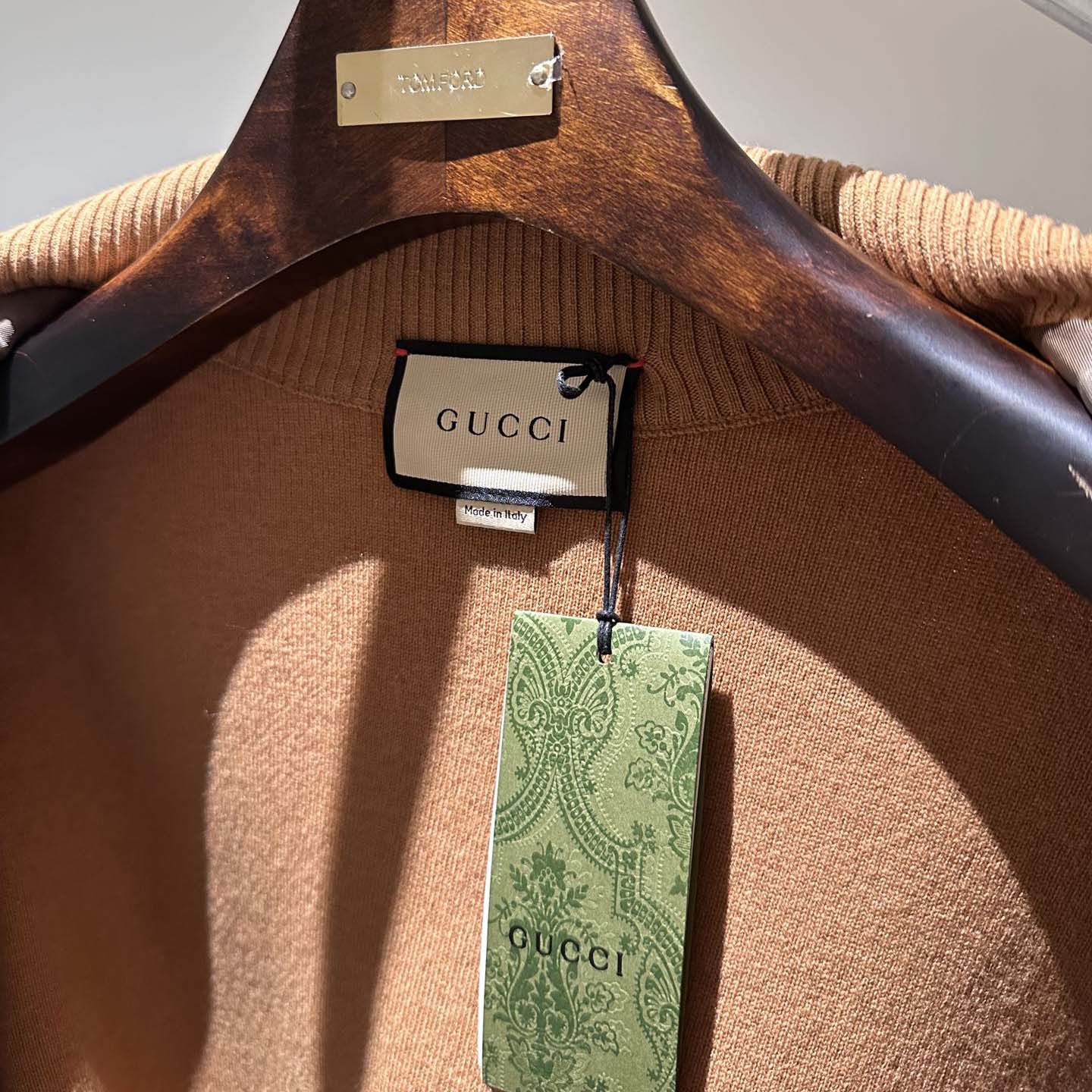 Gucci Suede Bomber Jacket With Web - FashionPlug