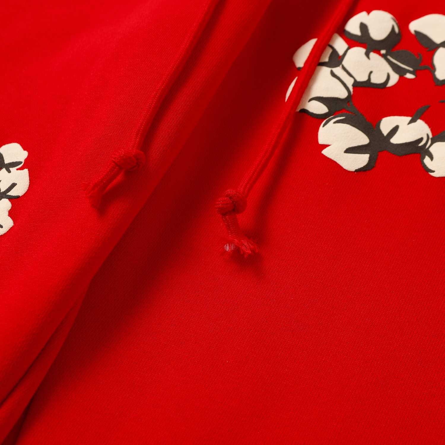 Denim Tears Cactus Tears Wreath Sweatpants Red - FashionPlug