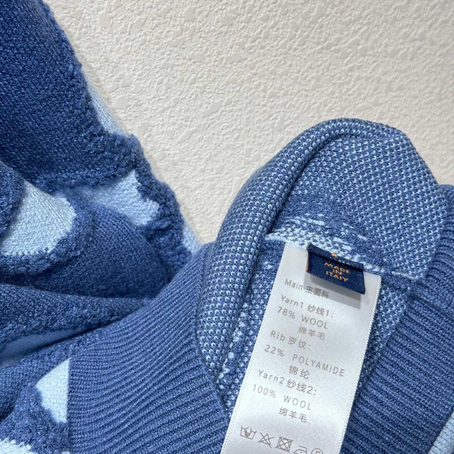 Louis Vuitton Textured Cotton Crewneck   1AGJRE - FashionPlug