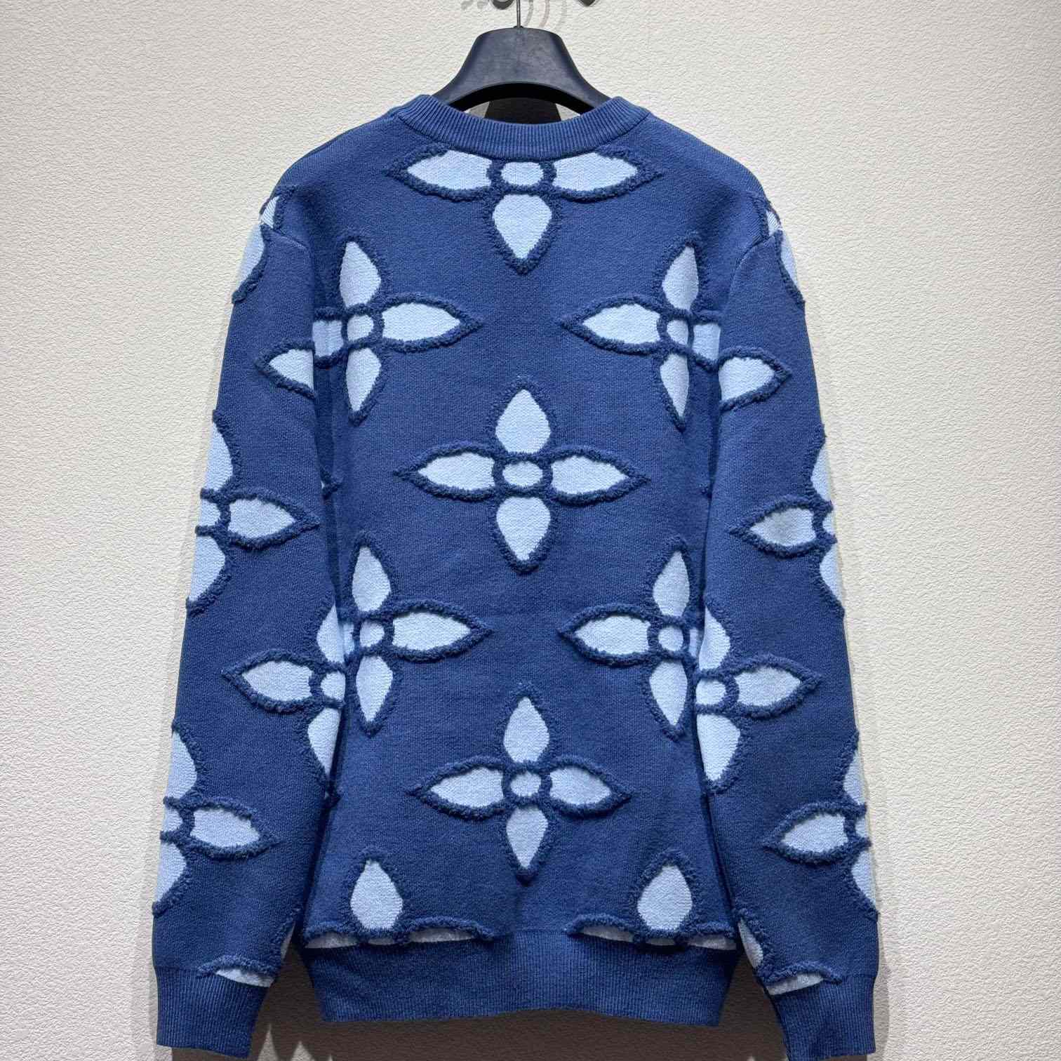 Louis Vuitton Textured Cotton Crewneck   1AGJRE - FashionPlug
