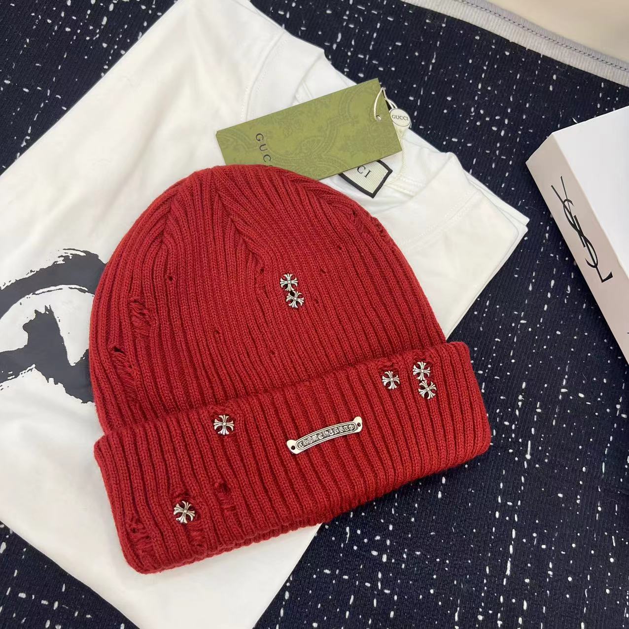 Chrome Heart Beanie  - FashionPlug