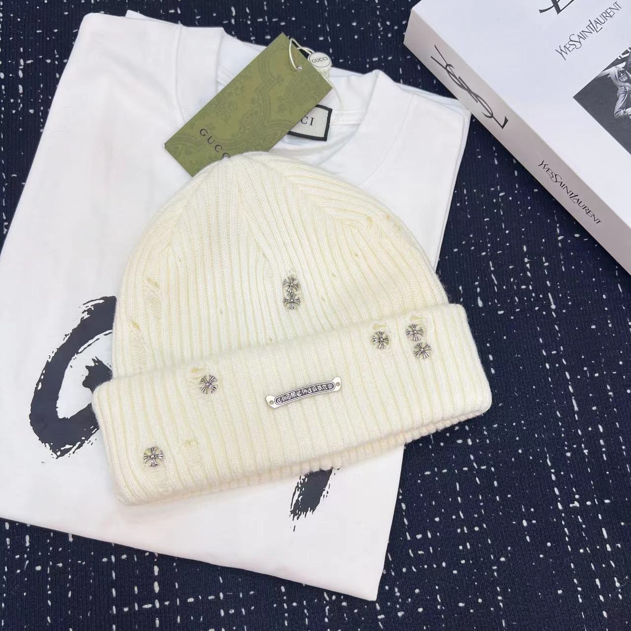Chrome Heart Beanie  - FashionPlug