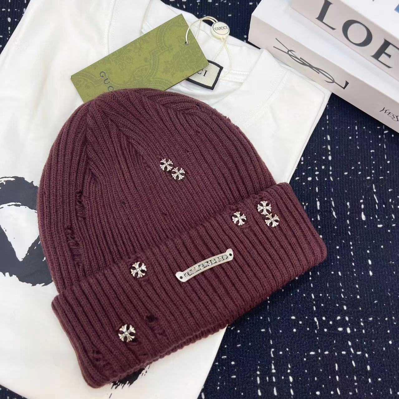 Chrome Heart Beanie  - FashionPlug