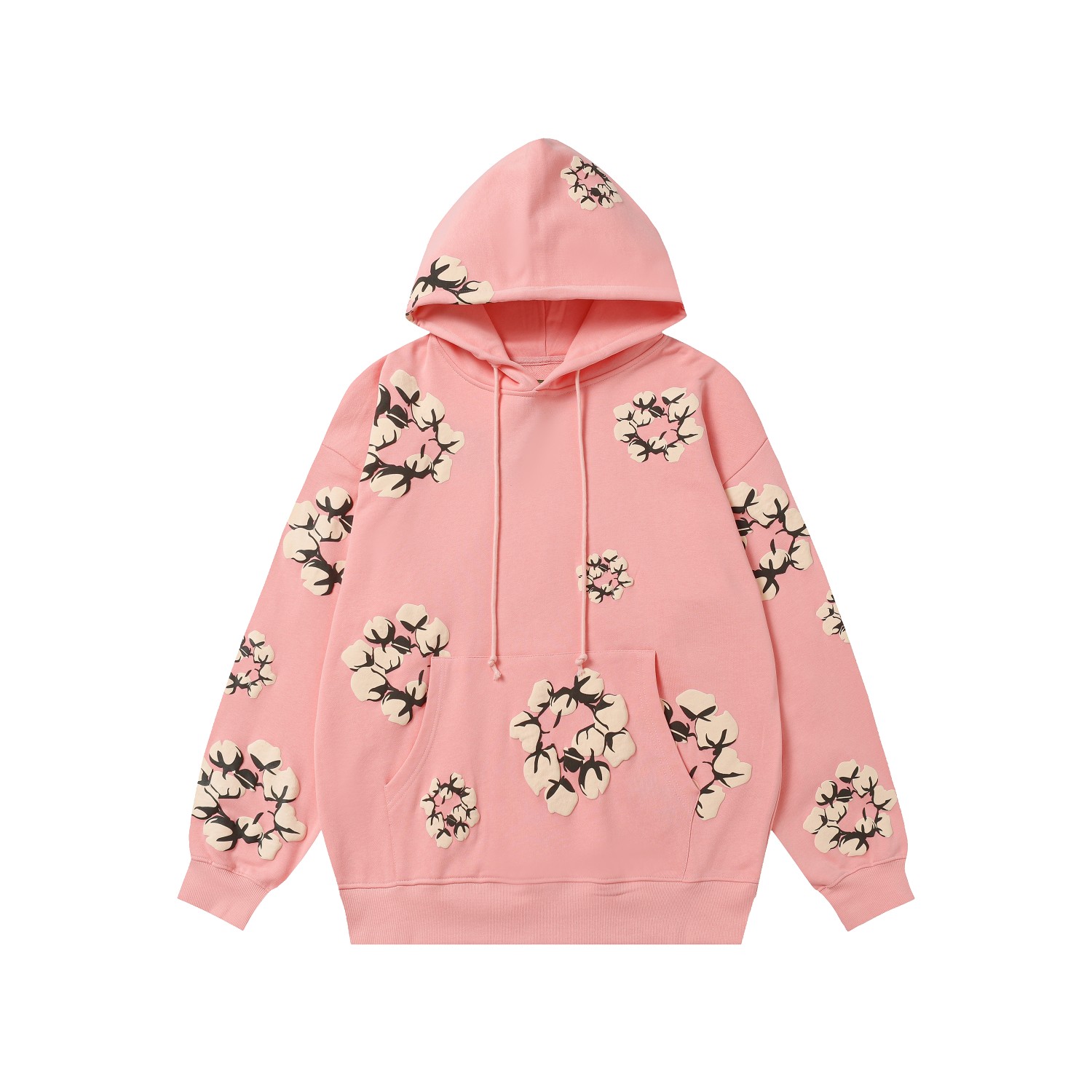 Denim Tears Cactus Tears Wreath Hoodie Pink - FashionPlug