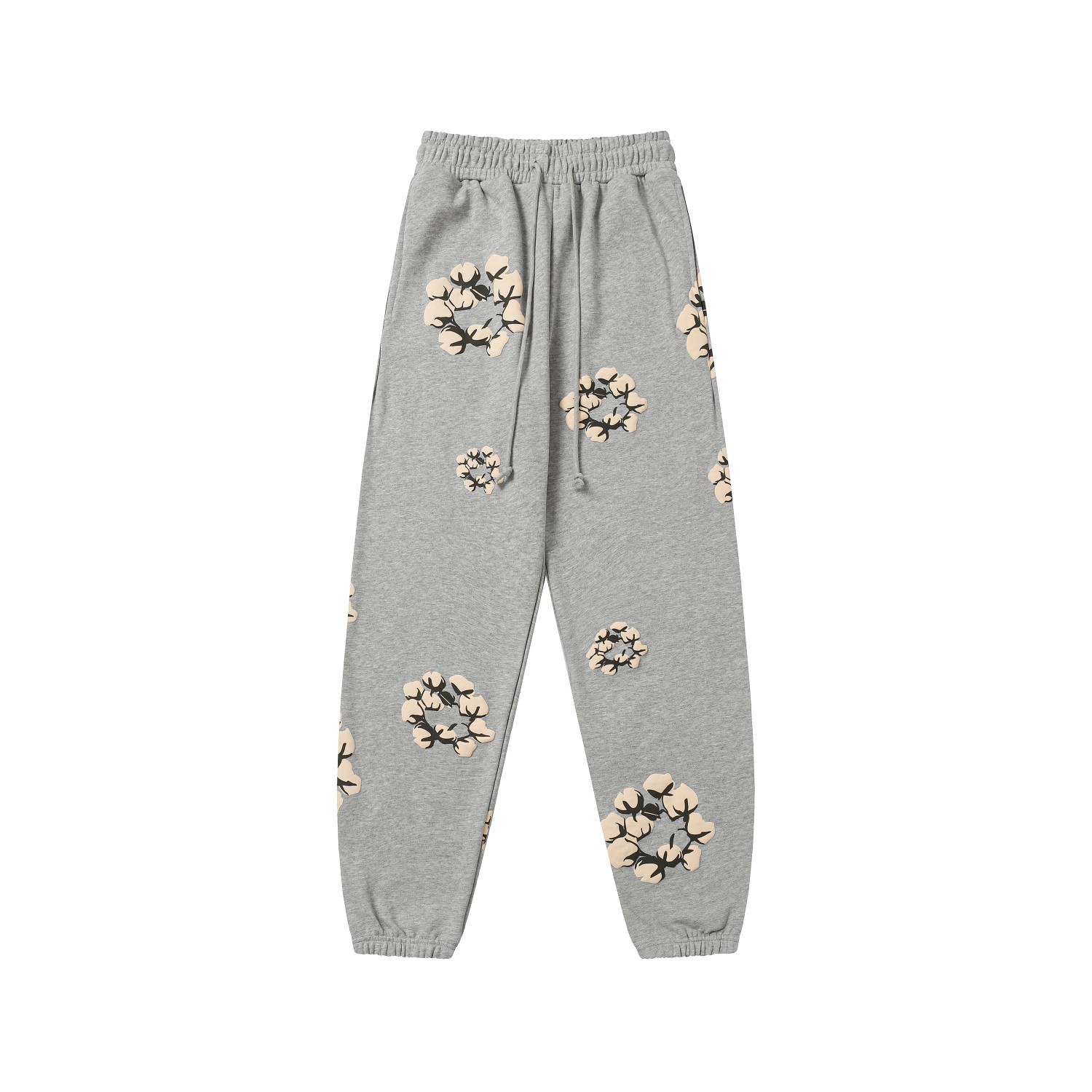 Denim Tears Cactus Tears Wreath Sweatpants Grey - FashionPlug