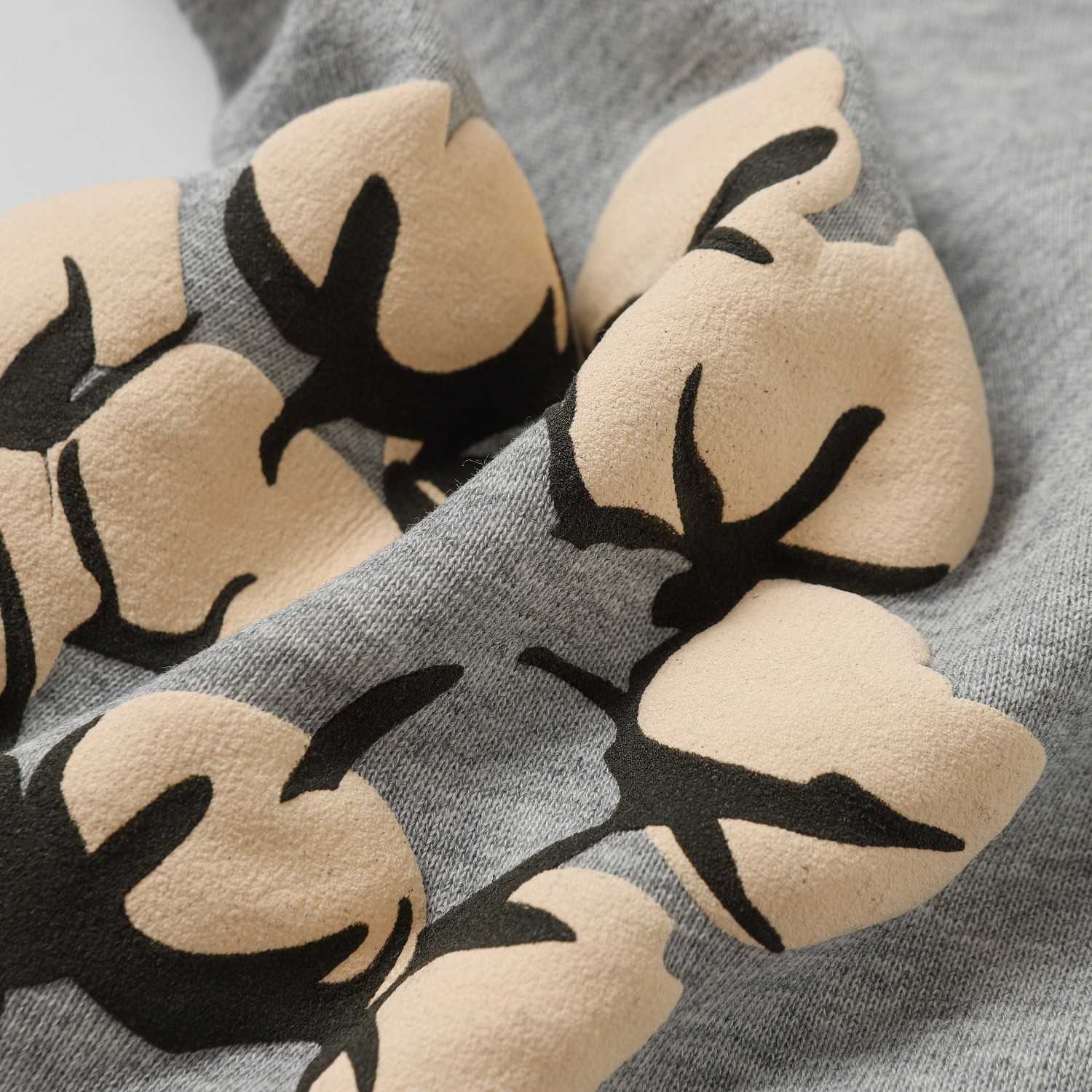 Denim Tears Cactus Tears Wreath Sweatpants Grey - FashionPlug