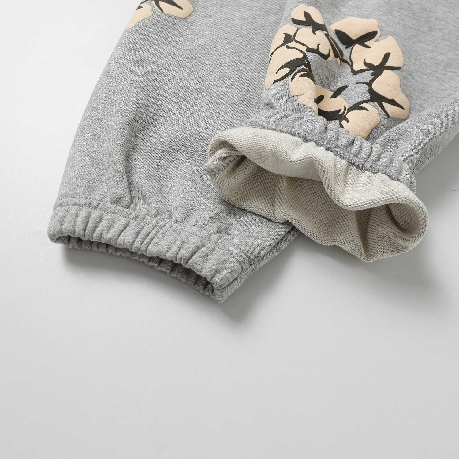 Denim Tears Cactus Tears Wreath Sweatpants Grey - FashionPlug