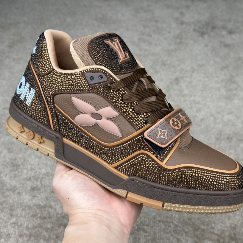 Louis Vuitton LV Trainer Sneaker   - FashionPlug