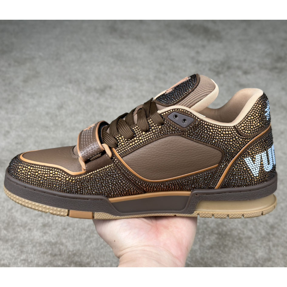 Louis Vuitton LV Trainer Sneaker   - FashionPlug