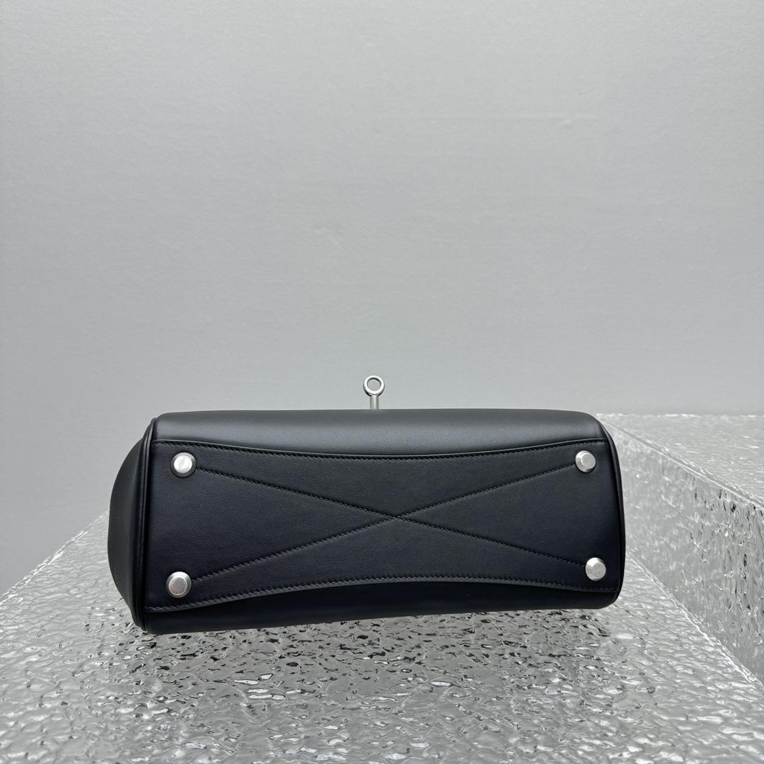 Balenciaga Bel Air Small Carry All Bag in black - FashionPlug