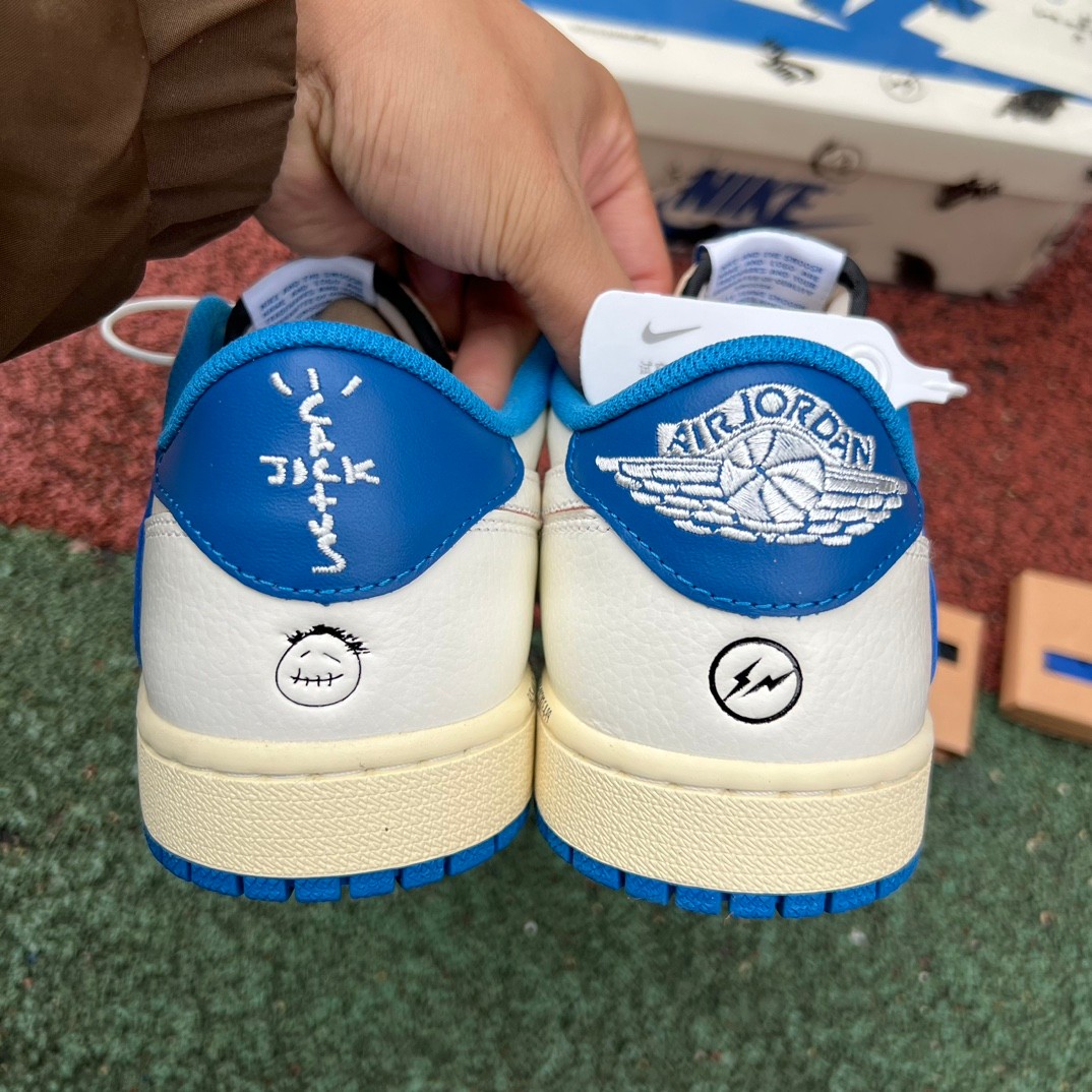 Travis Scott x Fragment Design x Air Jordan 1 Sneaker    DM7866-104 - FashionPlug