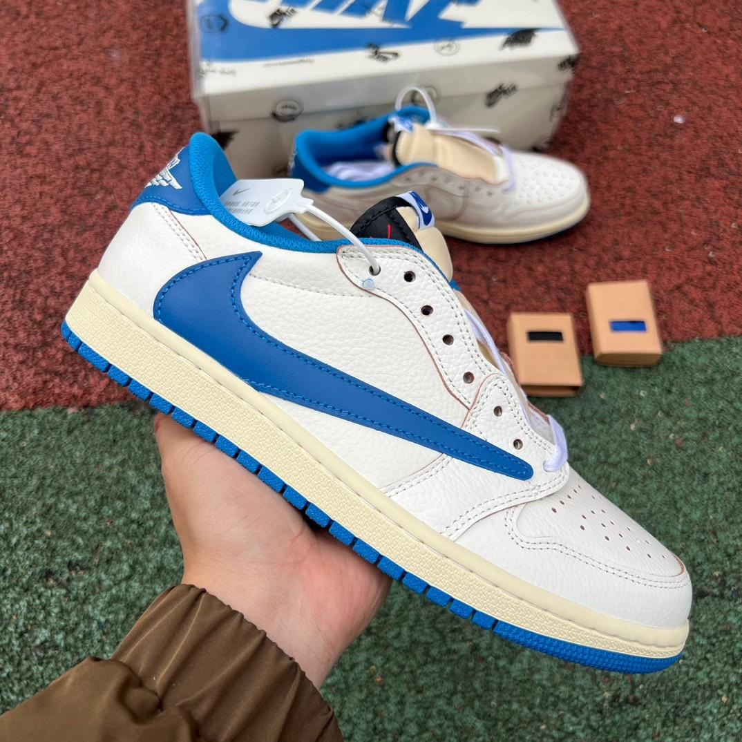 Travis Scott x Fragment Design x Air Jordan 1 Sneaker    DM7866-104 - FashionPlug