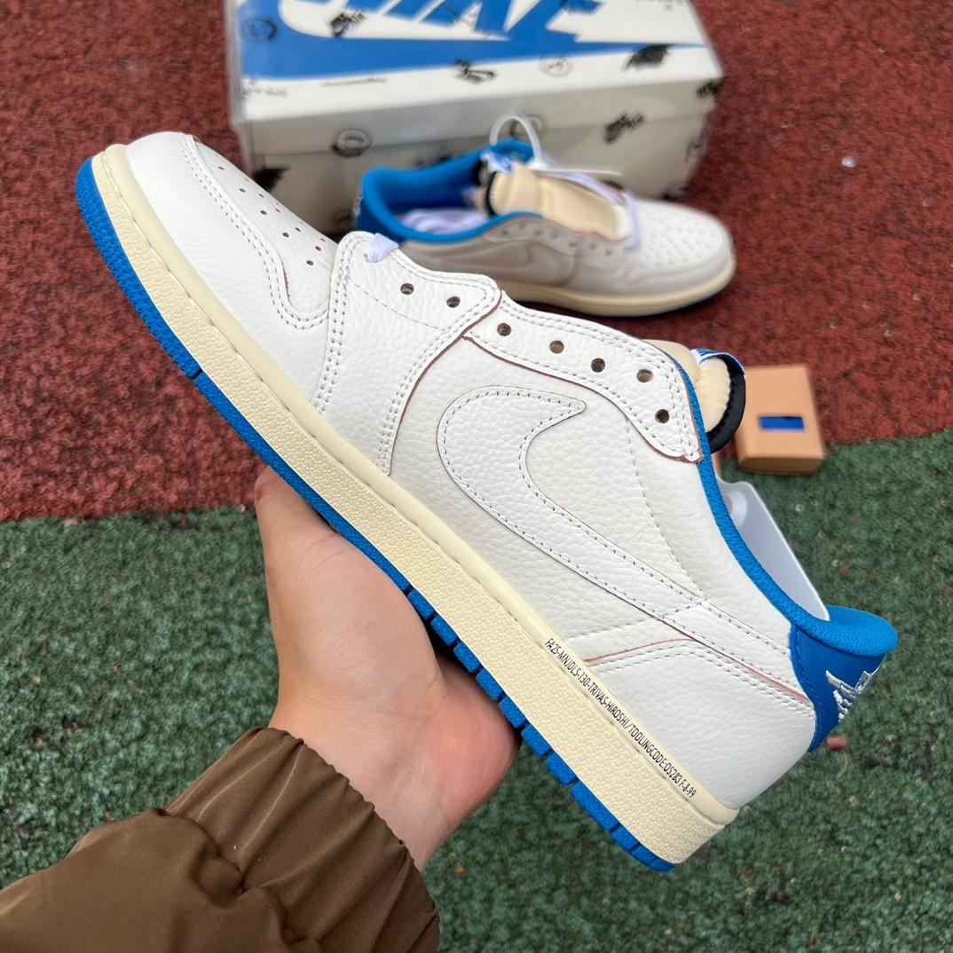 Travis Scott x Fragment Design x Air Jordan 1 Sneaker    DM7866-104 - FashionPlug