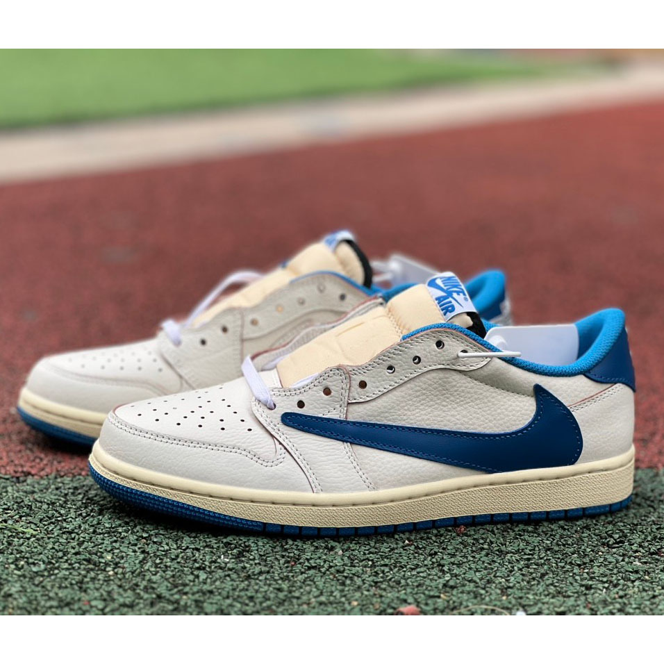 Travis Scott x Fragment Design x Air Jordan 1 Sneaker    DM7866-104 - FashionPlug