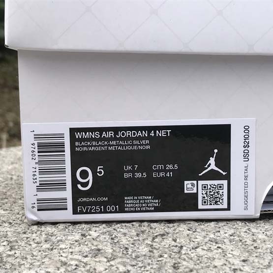 Air Jordan 4 Sneakers    FV7251-001 - FashionPlug