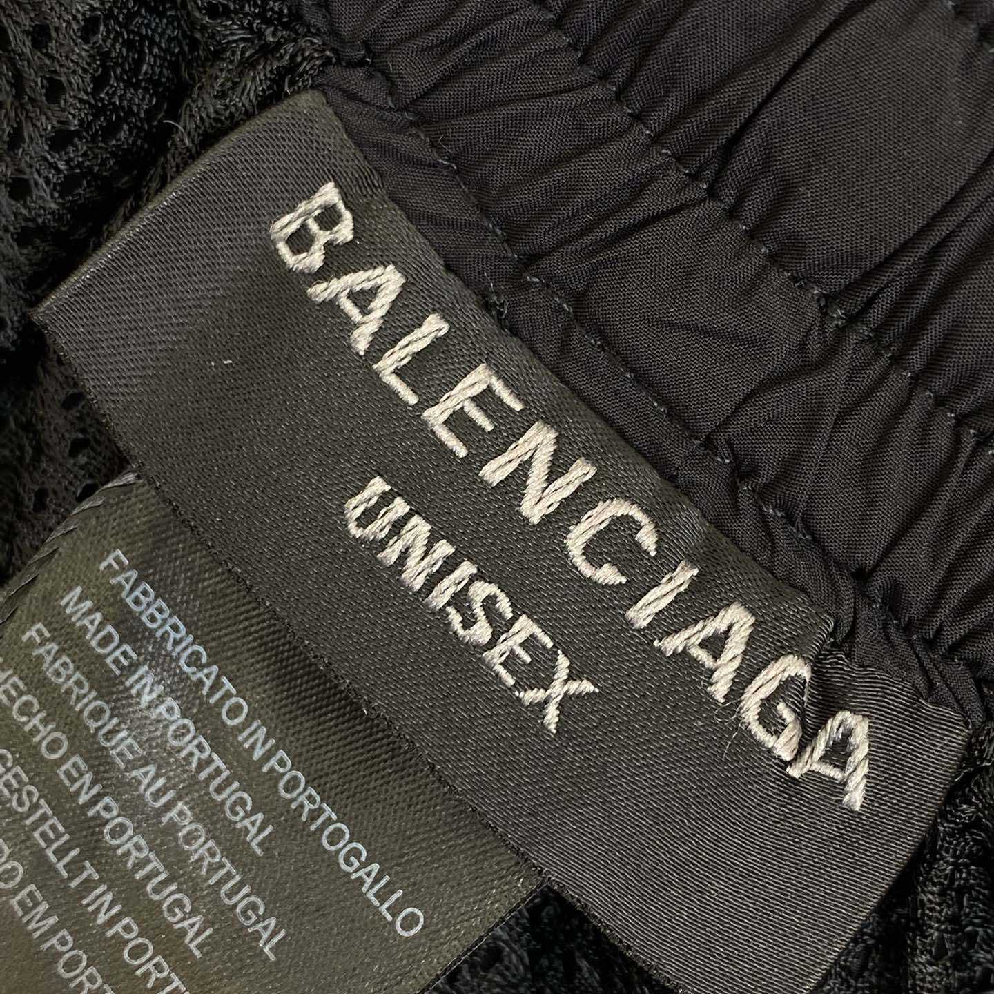 Balenciaga Basketball Series - Tracksuit Pants In Black Techno Poplin - FashionPlug