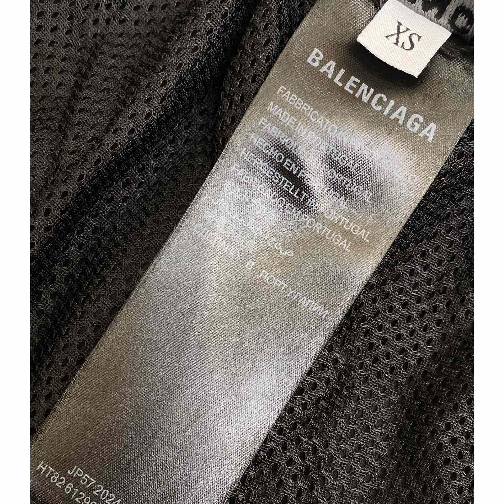 Balenciaga Basketball Series - Tracksuit Pants In Black Techno Poplin - FashionPlug